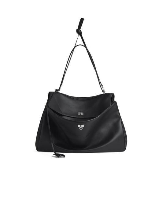 Balenciaga Black Rodeo Xl Handbag for men