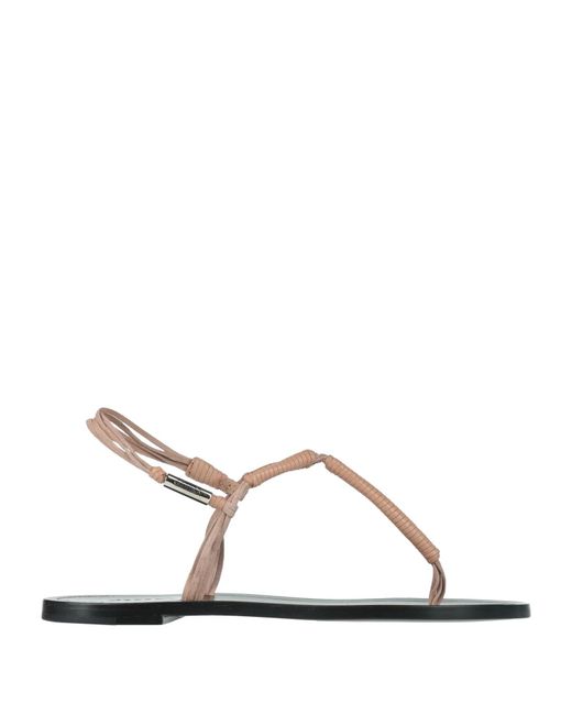 Isabel Marant White Minimalist Leather Sandals