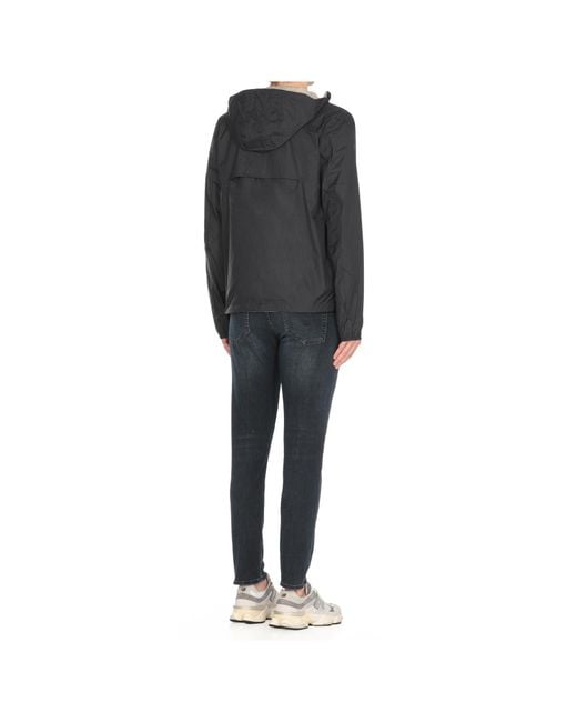 K-Way Blue Jake Plus.2 Reversible Jacket for men