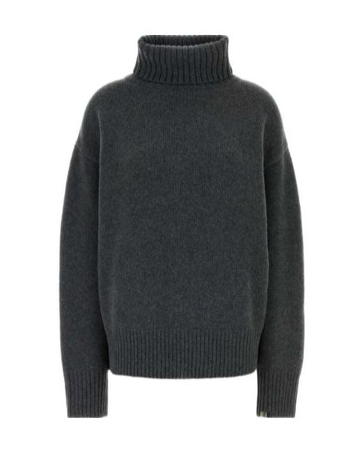 Extreme Cashmere Black Turtleneck Sweater