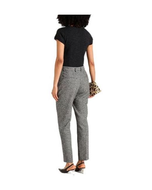 Dolce & Gabbana Gray Two-Tone Casual Pants