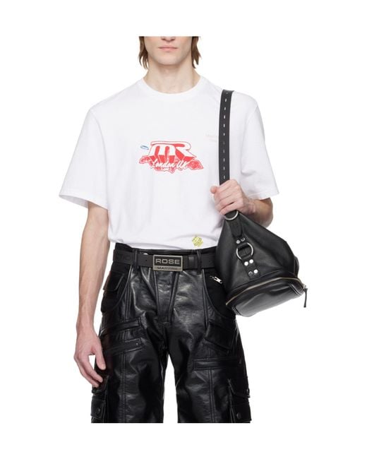 Martine Rose White Mr Jamaica T-Shirt for men