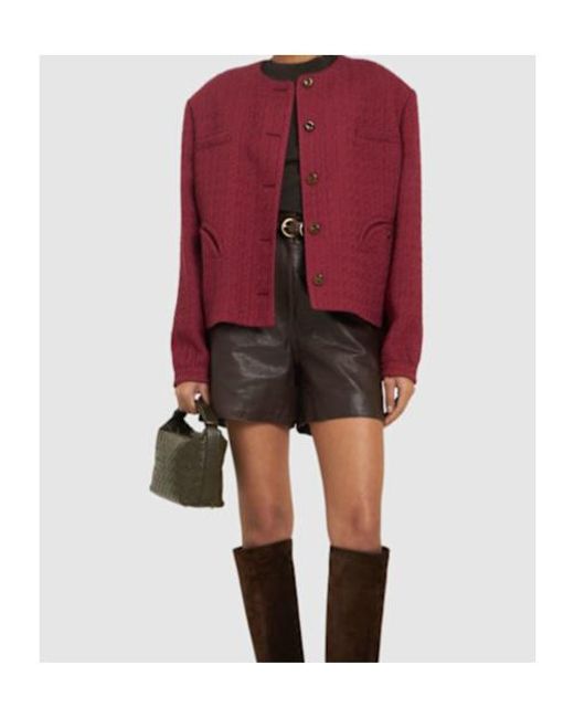 Blazé Milano Red Long-Sleeved Casual Jacket