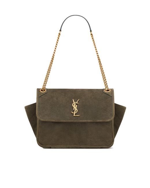 Saint Laurent Metallic Niki Tripouch Shoulder Bag