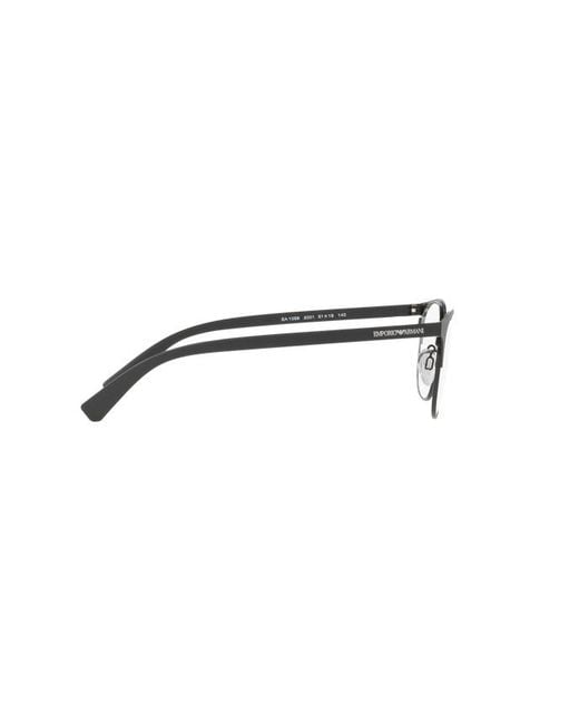 Emporio Armani White Square Frame Glasses for men