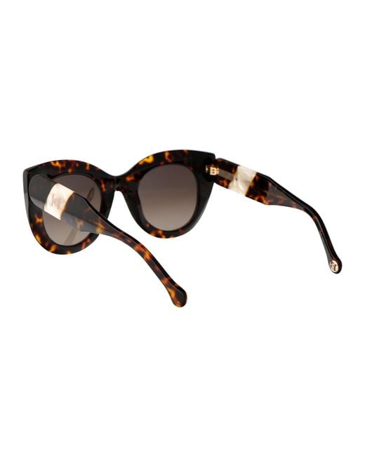 Carolina Herrera Multicolor Butterfly Frame Full Rim Sunglasses