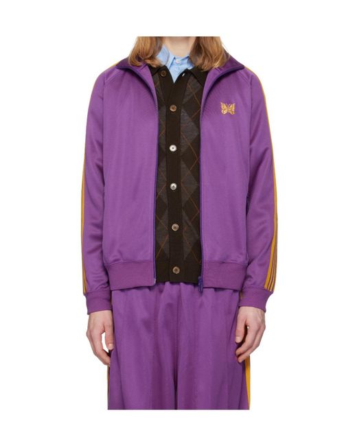 Needles Purple Long-Sleeved Jacket for men