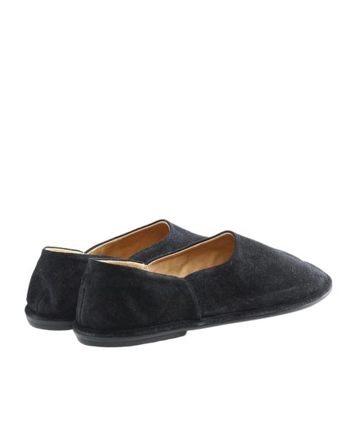 The Row Brown Suede Slippers for men