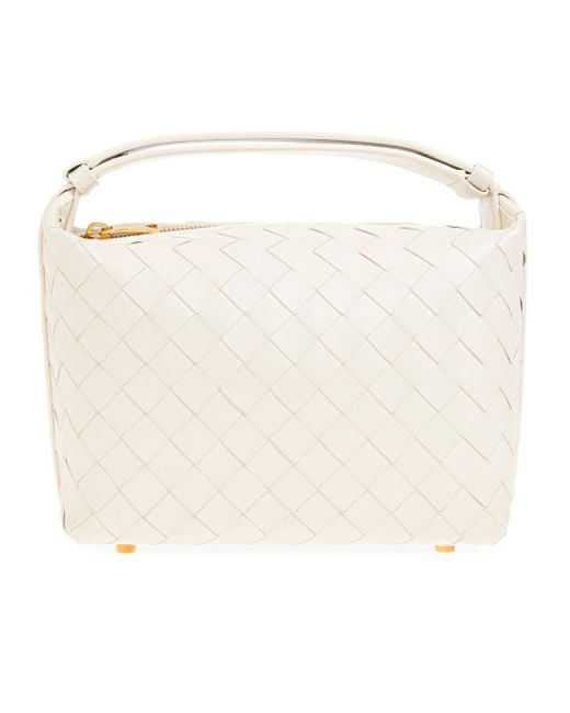 Bottega Veneta Natural Woven Design Handbag
