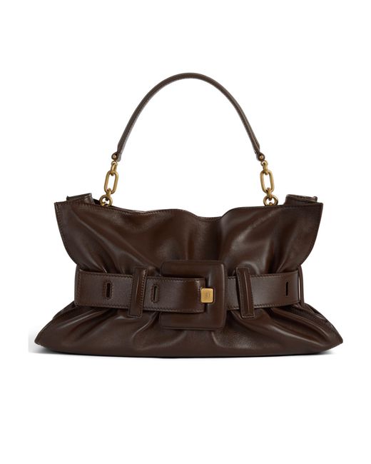 Balmain Brown Anthem Medium Bag