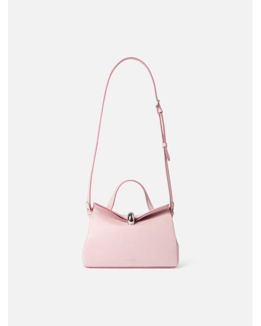 Jacquemus Pink Small Valerie Top-Handle Tote Bag