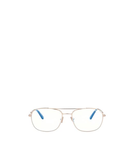 Tom Ford White Metal Frame Flat Mirror for men