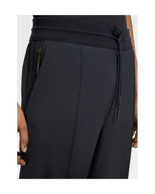 Zegna Blue High Performance Joggers for men