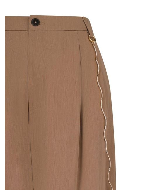 DARKPARK Brown Phebe Chain Pants