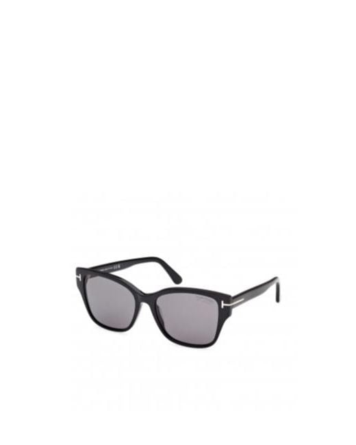 Tom Ford White Eyewear Elsa Cat-Eye Frame Sunglasses for men