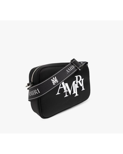 Amiri Black Letter Shoulder Bag for men