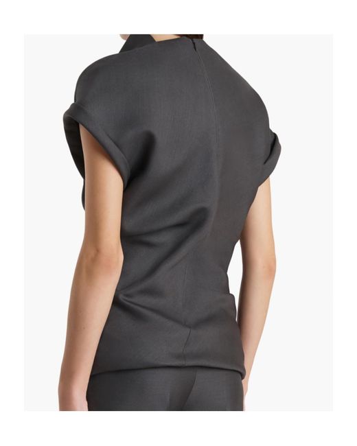 Khaite Gray Tandie Top