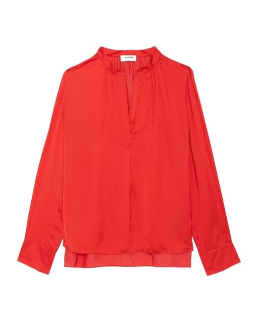 Zadig & Voltaire Red Tink Shirt