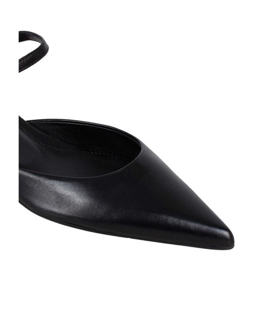 Aeyde White Colette 35Mm Pointed-Toe Leather Pumps