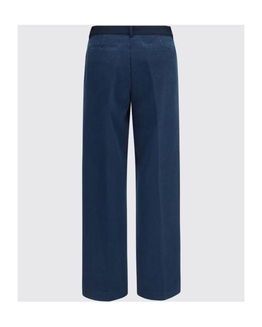 Forte_forte Blue Belt-Loop Trousers