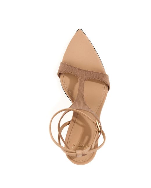 ALEVI Metallic Logo Sandals