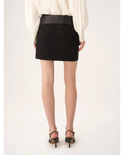Chloé Black Chloé Straight Mini Skirt