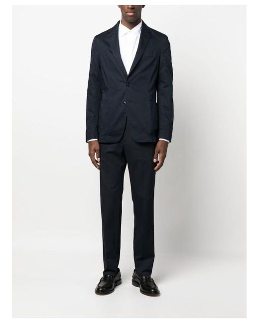 Boss Blue V-Neck Classic Blazer for men