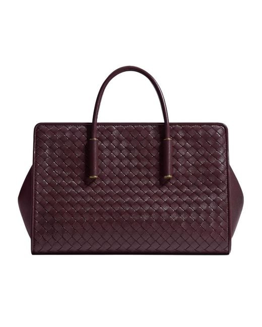 Bottega Veneta Purple Small Barbara Tote