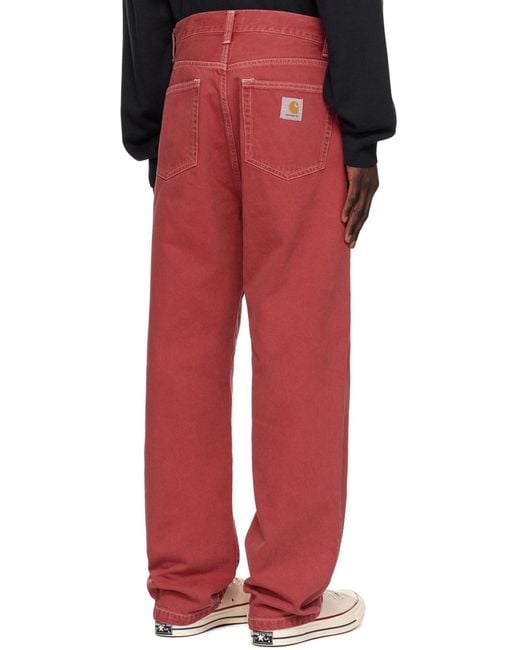 Carhartt Landon Logo-Patch Tapered Jeans for men