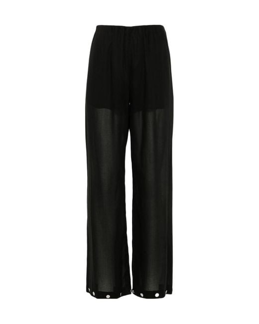 Nanushka Black Brenda Trousers