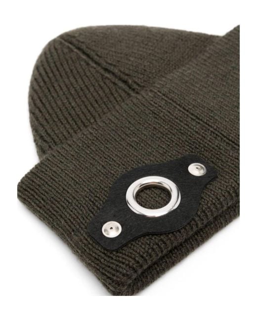 Craig Green Black Turn-Up Wool Knit Hat for men
