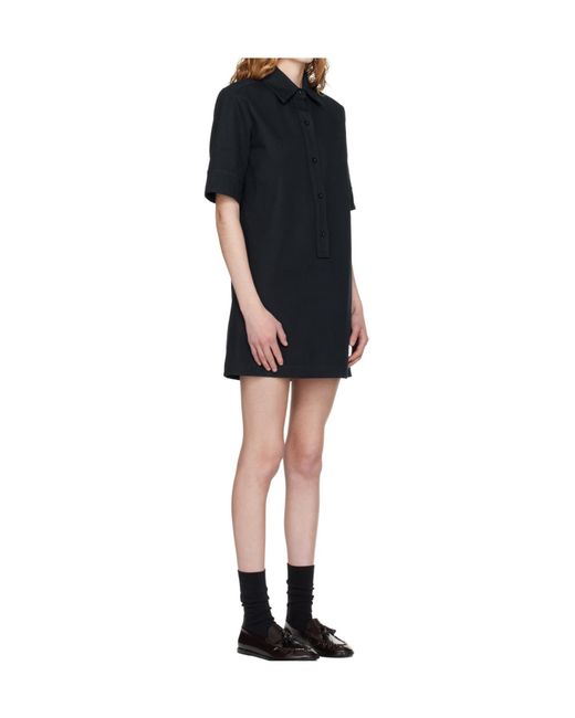 A.P.C. Blue Collared Mini Dress