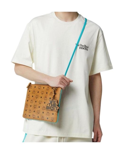 MCM Brown X We The Best Crossbody Pouch