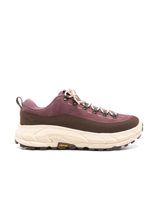 Hoka One One Pink Tor Summit Lace-Up Sneakers for men