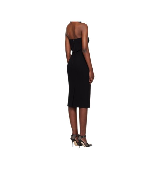 Dolce & Gabbana Black Tube Top Dress
