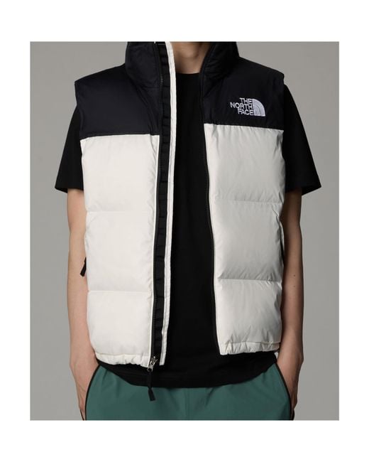 The North Face Black 1996 Retro Nuptse Puffer Gilet for men