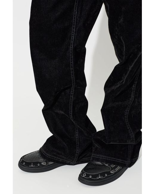 Amiri Black Lace-Up Low-Top Sneakers for men