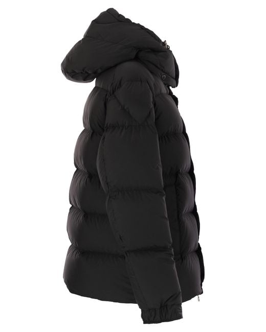 Moncler Black Maya 70 Hooded Short Puffer Jacket