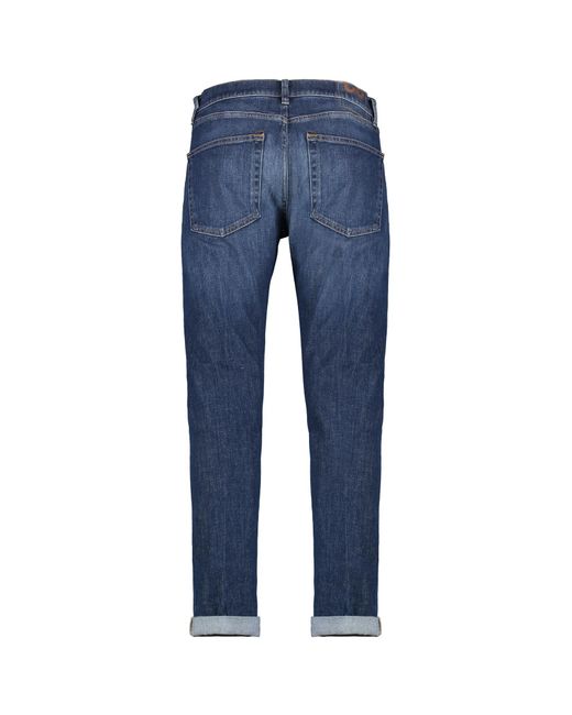 Dondup Blue Icon Regular Fit Denim Jeans for men