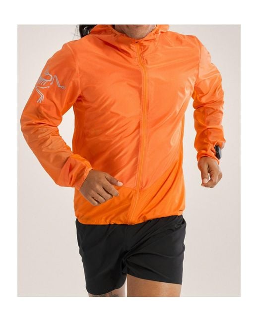 Arc'teryx Orange Norvan Windshell Hoody for men