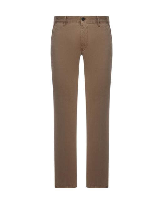 Incotex Brown Jeans With Belt Loops for men