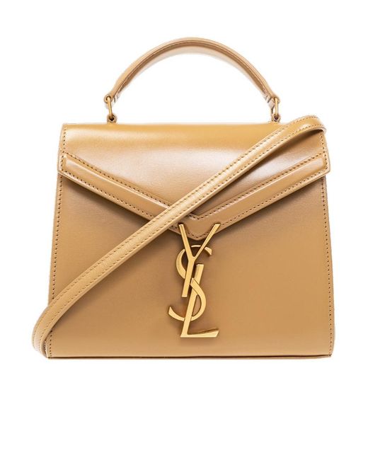 Saint Laurent Metallic Cassandra Mini Top Handle Bag