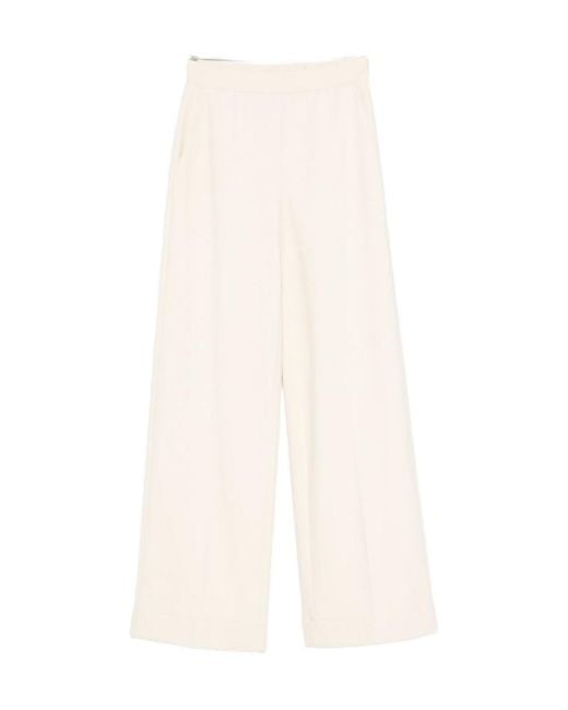 Semicouture White Trousers