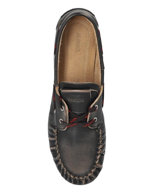 Alohas Black Rowan Round-Toe Loafers