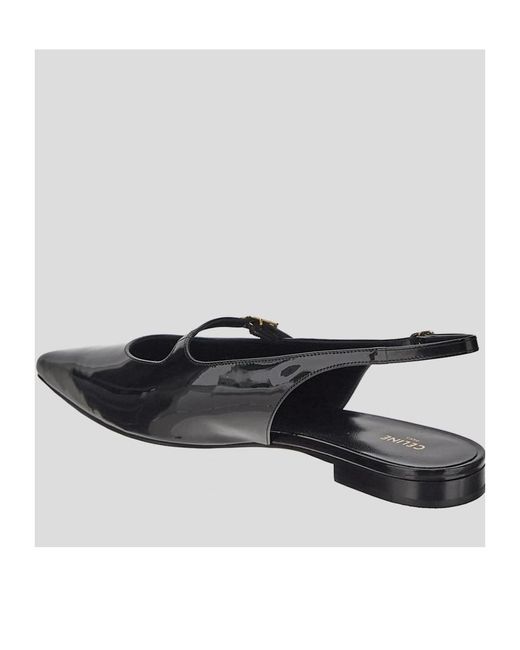 Céline Black Slingback Flat Sole