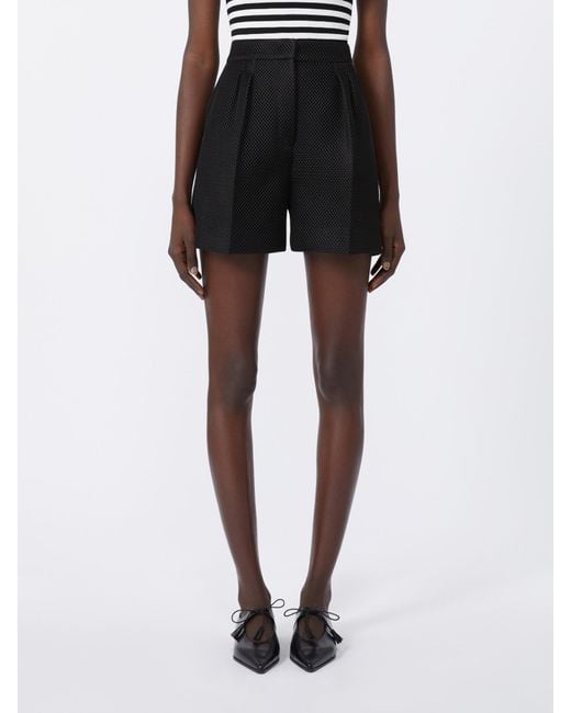 Max Mara Black Avena Shorts