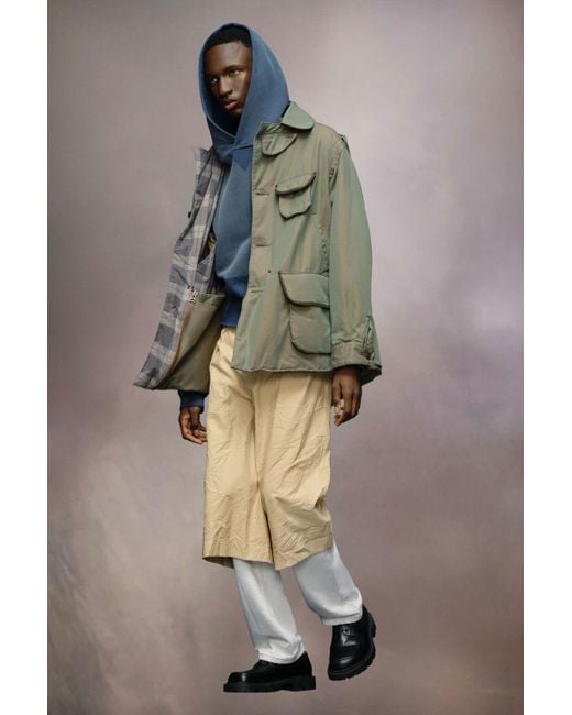 Maison Margiela Green Distressed Tonic Jacket for men