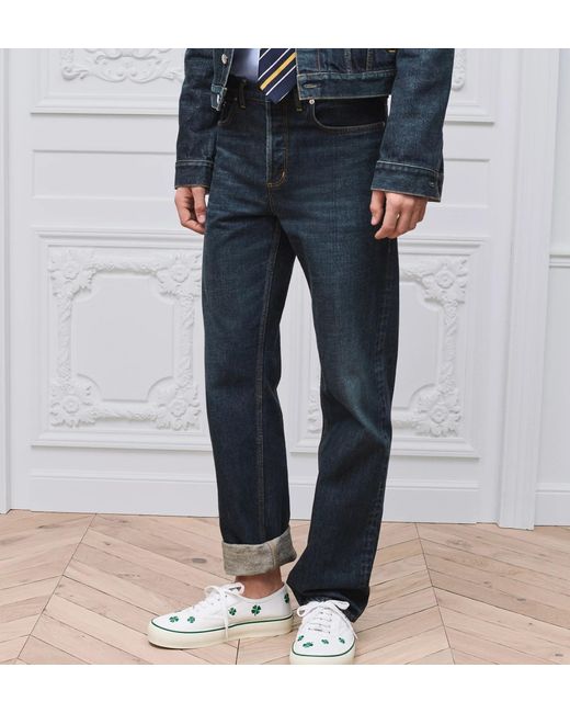 Dior Blue Straight-Leg Jeans for men