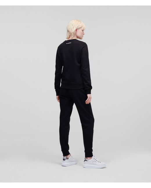 Karl Lagerfeld Blue Karl Ikonik Karl Choupette Sweatshirt