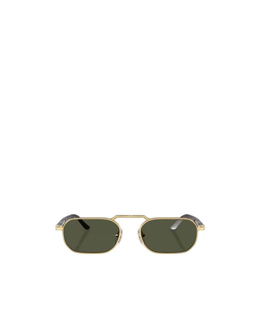 Persol Green Rectangular Frame Sunglasses for men